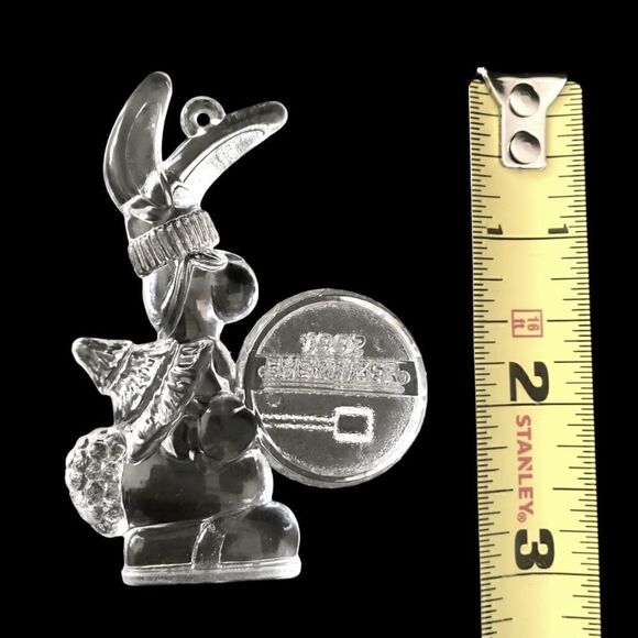 Energizer Bunny Ornament Vtg 1992 Christmas Clear Acrylic Promo Advertising. - Picture 2 of 16